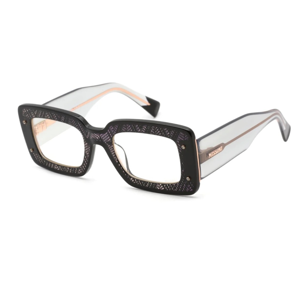 Missoni Black and Purple Sunglasses